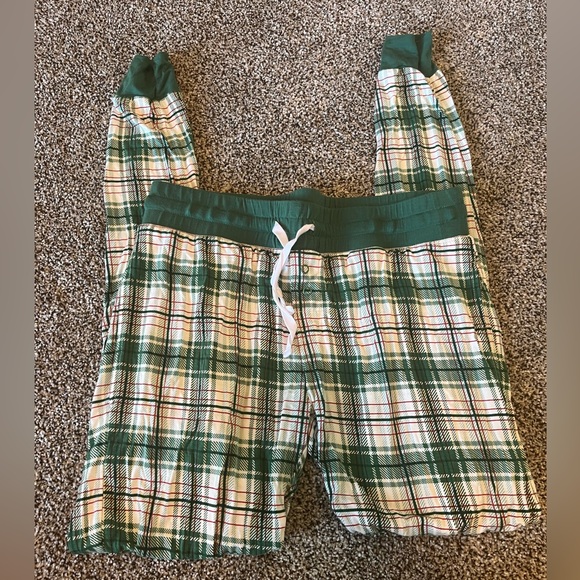 Little Sleepies Green Plaid Pajama Pants - Picture 2 of 3